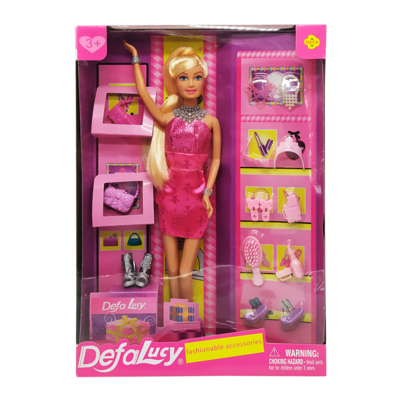 Лялька типу Барбі Defa Lucy 8233 з аксесуарами
