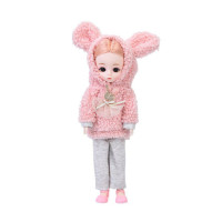 Детская игровая кукла F0322(Pink-1) шарнирная, размер 29 см(F0322(Pink-1))