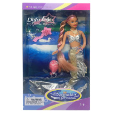 Лялька DEFA 20983 русалка Срібний (20983(Silver))