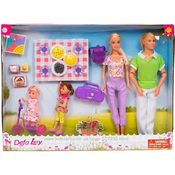 Набор кукол DEFA "Семья" Bambi 8301