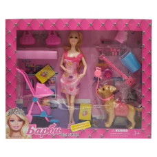 Лялька "Модниця" з песиками та аксесуарами 18018 (18018)