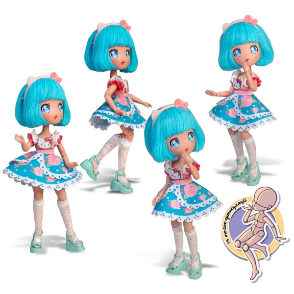 Дитяча лялька "Красуня Пінк" 4SF Manga Dolls HKTF0300 серії "Hello Kitty" (HKTF0300)