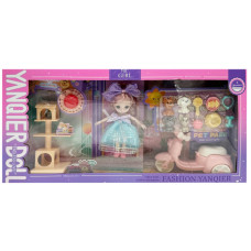 Дитяча іграшкова лялька "YQE-Girl" Bambi 3688-183A, з аксесуарами  (3688-183A)