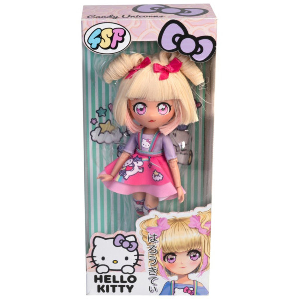 Дитяча лялька "Цукерка Єдиноріг" 4SF Manga Dolls HKTF0400 серії "Hello Kitty" (HKTF0400)