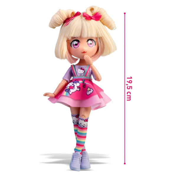 Дитяча лялька "Цукерка Єдиноріг" 4SF Manga Dolls HKTF0400 серії "Hello Kitty" (HKTF0400)
