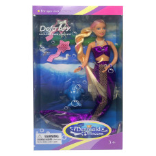 Лялька DEFA 20983 русалка Фіолетовий (20983(Violet))