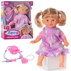 Кукла для девочек Леся M 2143 RI с набором доктора