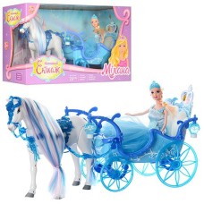 Детская игрушка Карета с лошадью 223A, со звуковыми эффектами