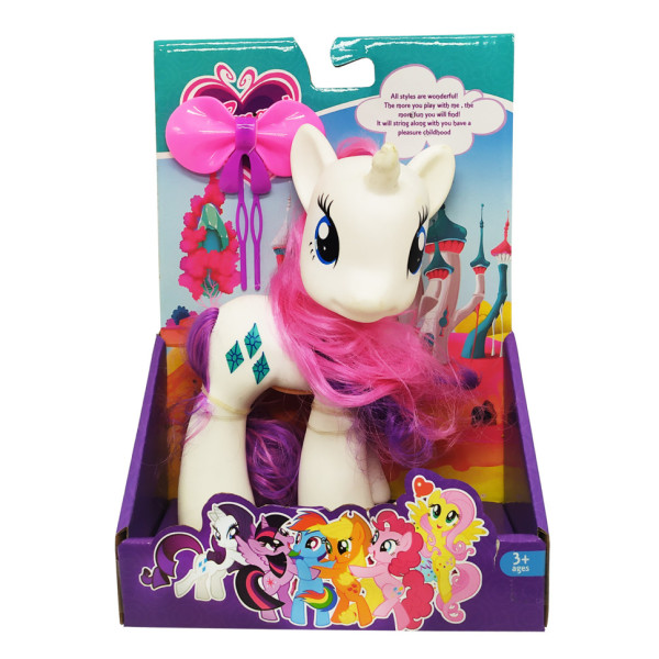 Дитяча іграшка Поні S9-1-2-3, 18 см зі звуковими ефектами  (S9-1(White))