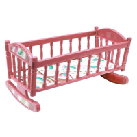 Кроватка для куклы Барби S0013 качалка   S0013(Coral)(S0013(Coral))