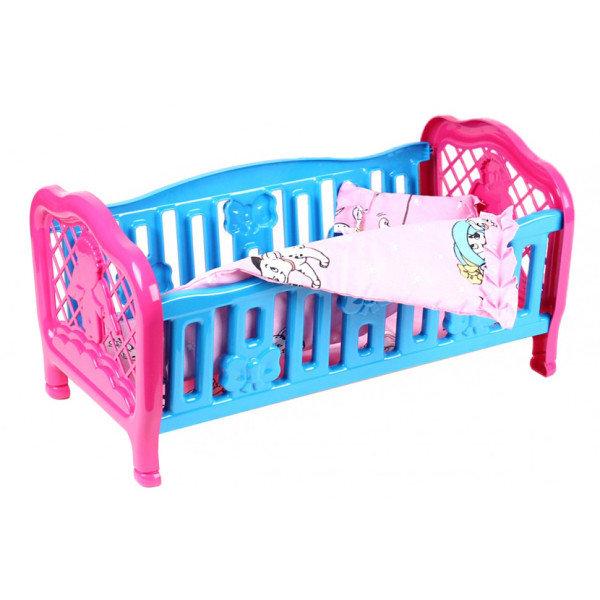 Ліжечко для ляльки 4494TXK з постільною білизною