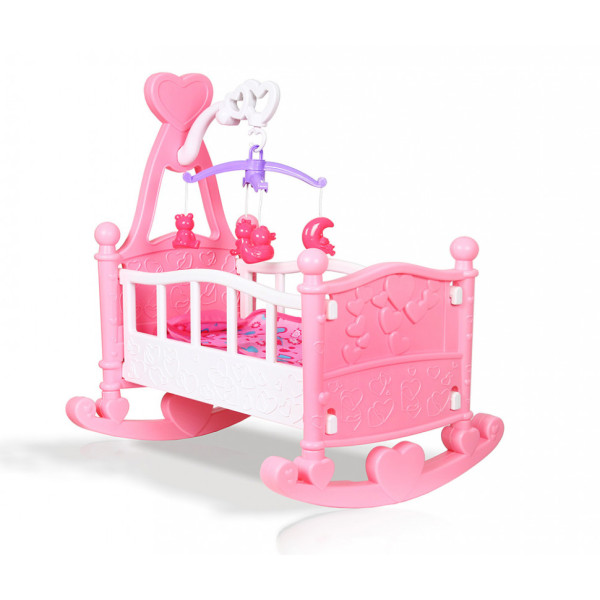 Ліжечко для ляльок W0186 (1459184) з мобілем