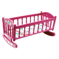 Ліжечко для ляльок Барбі S0013 ліжечко-качалка  S0013(Pink) (S0013(Pink))