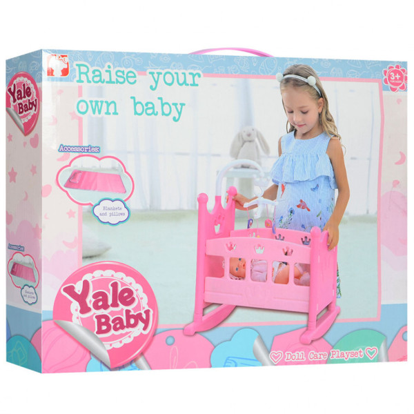 Ліжечко для ляльок YL2000C з каруселлю