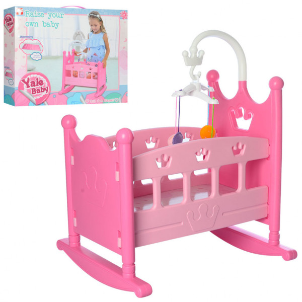 Ліжечко для ляльок YL2000C з каруселлю