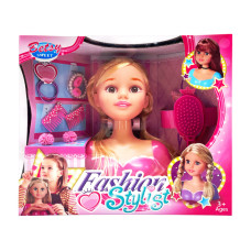 Лялька-манекен для зачісок 2813D світлий колір, аксесуари для зачіски (2813D)