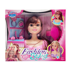 Лялька-манекен для зачісок 2813C темний колір, аксесуари для зачіски (2813C)