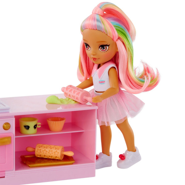 Ігровий набір із лялькою серії "Littles" Кондитерська Кенді Rainbow High 522058 (522058)