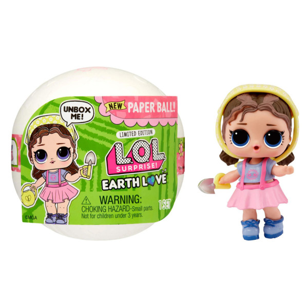 Ігровий набір з лялькою День Землі L.O.L. Surprise! 579557 екологічна паперова кулька          (579557)