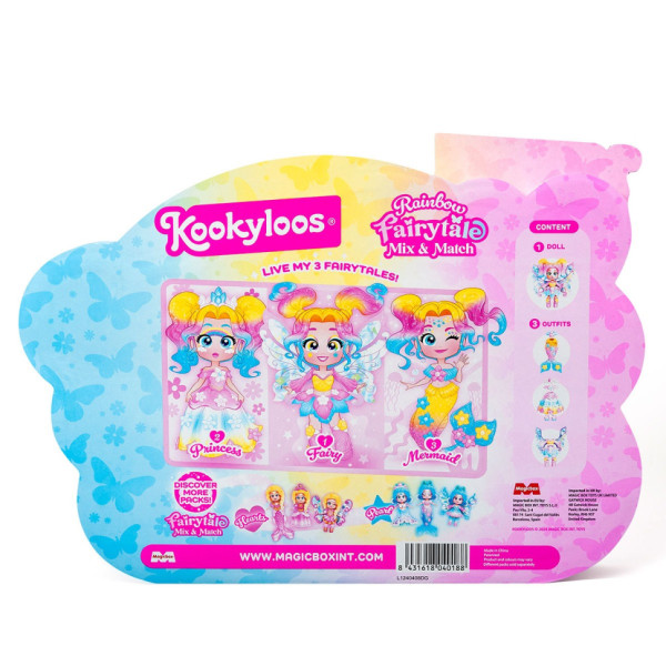 Ігровий набір з лялькою "Рейнбоу" KOOKYLOOS PKLSP106IN210 серії "Fairytale"  (PKLSP106IN210)