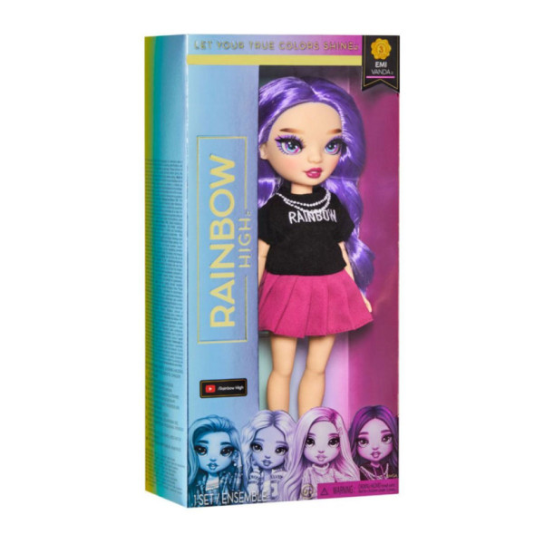 Дитяча ігрова лялька Орхідея Rainbow High 987918 серії "ОРР" з артикуляцією (987918)