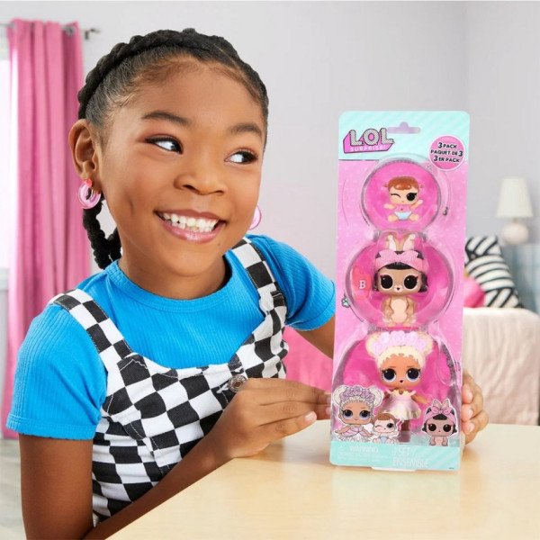 Набір ігрових фігурок Флаувер Чайлд, Шорт Стоп Хо L.O.L. Surprise! серії 987871 "OPP Tot+Pet+Lil" (987871)