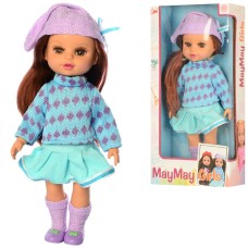 Лялька для дівчаток у береті 219-W висота 33 см