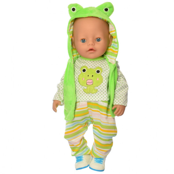 Кукла Пупс Беби Борн 912-Z шапка Лягушка