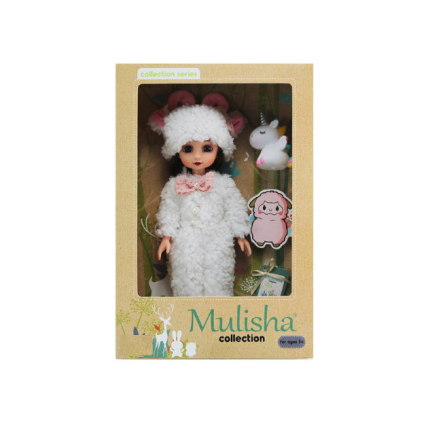 Лялька в плюшевому костюмі QJ097B з єдинорогом