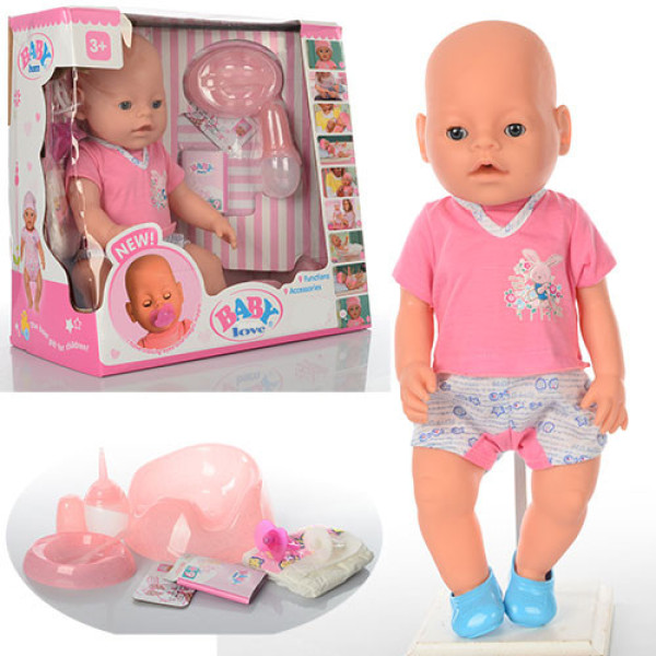 Пупс типу Бебі Борн в шортах BB 8009-435 з аксесуарами