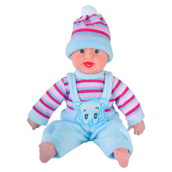 Музичний пупс-рехотун X1008-2, пакет 26*17 см, р-р іграшки - 26 см