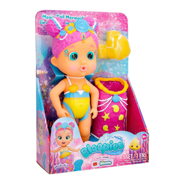 Лялька Русалочка Мелоді Bloopies 908710 серія «Чарівний хвіст» W2 (908710)