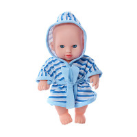 Детский игровой Пупс в халате Limo Toy 235-Q 20 см Синий(235-Q(Blue))