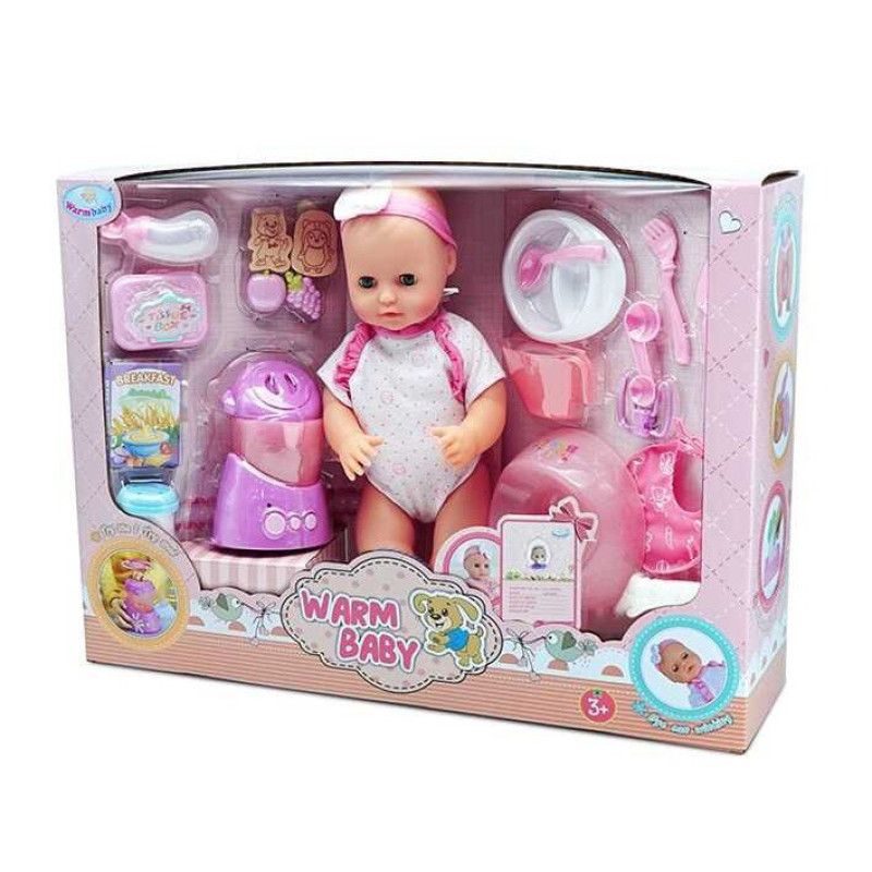 Дитячий ігровий набір "Пупс" Warm Baby WZJ026G з аксесуарами