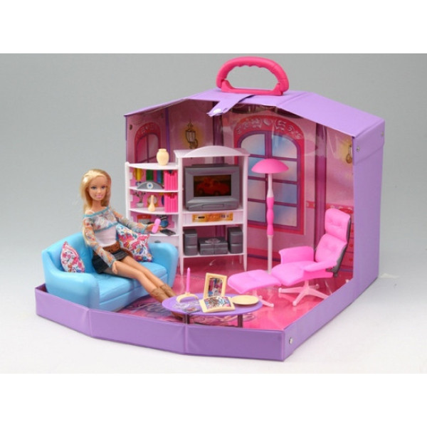 Будиночок для ляльок Барбі Gloria 2014HB у валізі
