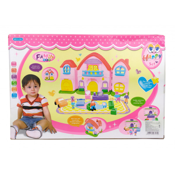 Кукольный дом с мебелью SL325161 и куклами