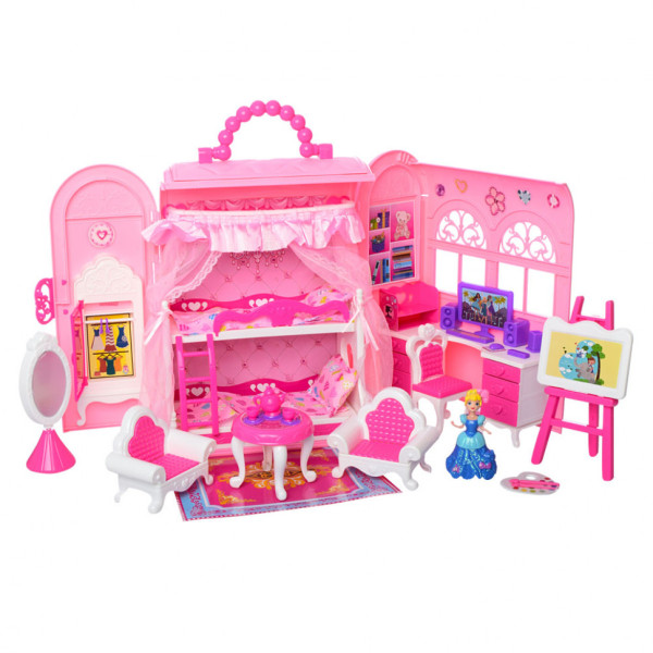 Будиночок для ляльок з меблями 5988 у валізі