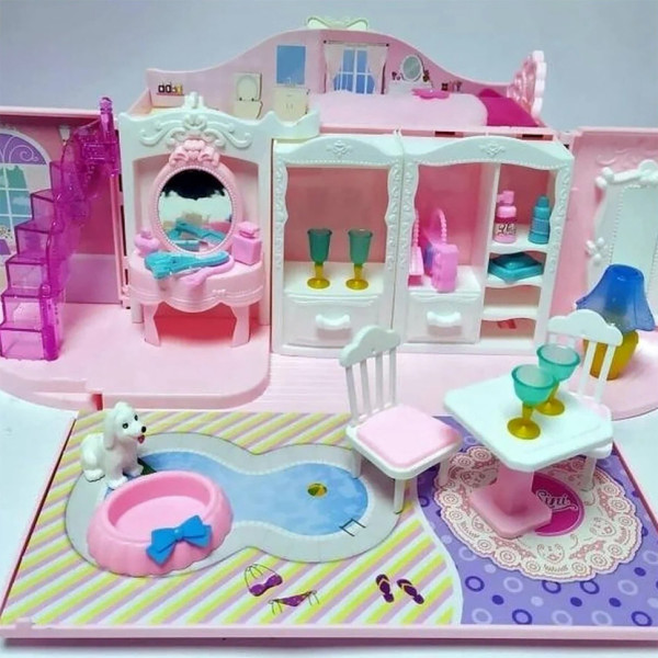 Ігровий набір "Затишний будиночок" Bambi 6629 з флоксовими тваринами