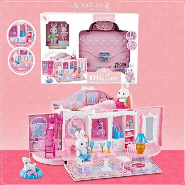 Ігровий набір "Затишний будиночок" Bambi 6629 з флоксовими тваринами