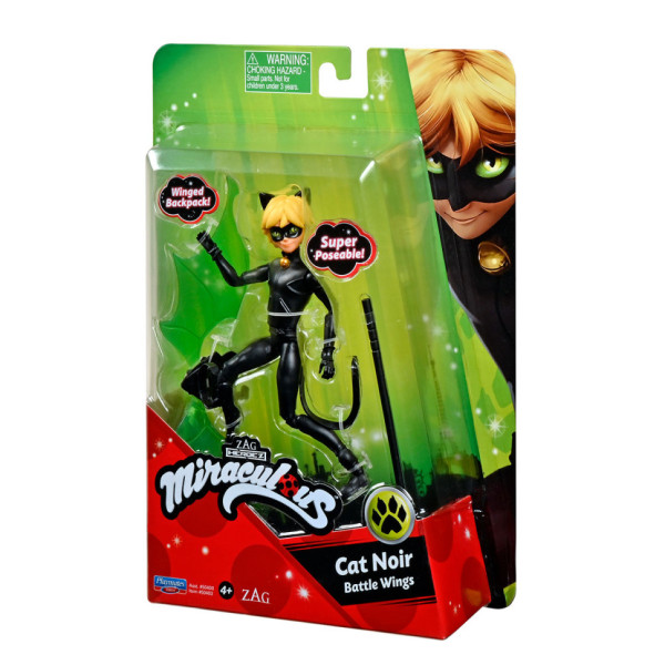 Лялька-хлопчик "Леді Баг та Супер-Кіт" Супер-Кіт Miraculous 50403, 13 см з аксесуарами (50403)