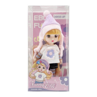 Лялька шарнірна для дівчаток Funny EBO DH2368B(Violet) 15 см (DH2368B(Violet))