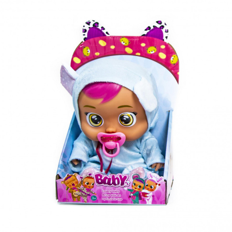 Маленька лялька Cry Babies 3328 з соскою