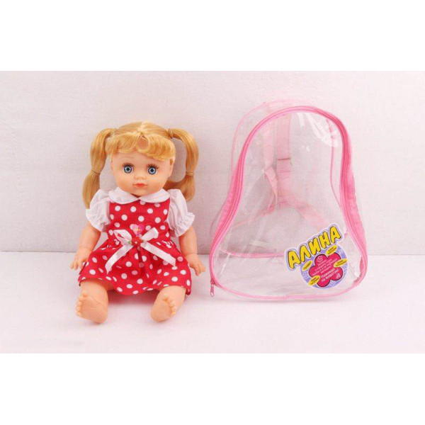 Музична лялька "Аліна" 5507/08/09/10/11/20 в сумці
