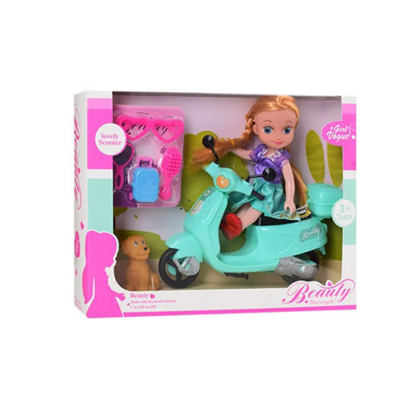 Маленька лялька на мопеді 925, 2 види