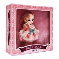 Детская шарнирная кукла YC8001-6A(Pink) 15 см