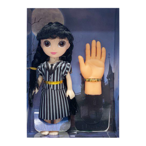 Лялька Венздей з парасолькою XQ75B/673