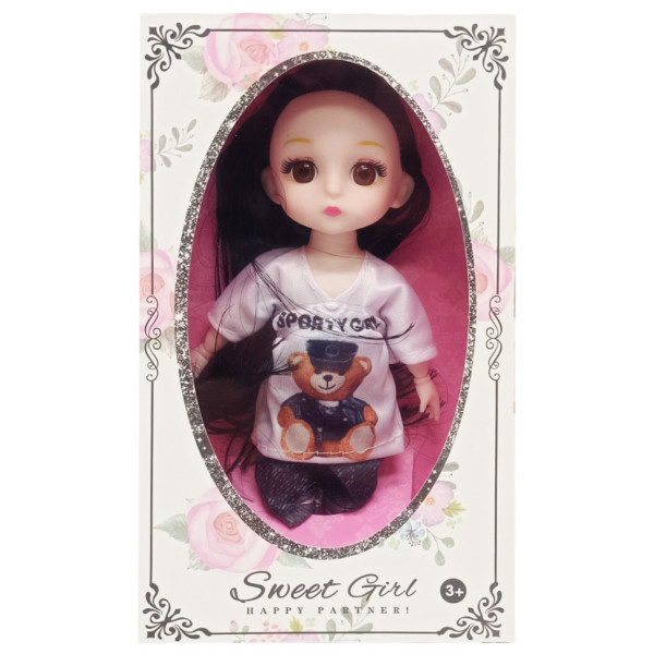 Дитяча лялька "Fashion Sweet Girl" 3396-144 Чорний (3396-144(Black))