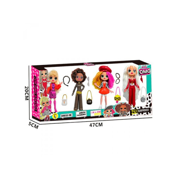 Набор куклол LOL 19983 , 4 куклы в наборе