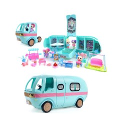 Іграшковий Автобус для ляльок "Гламурний Кемпер" BS002
