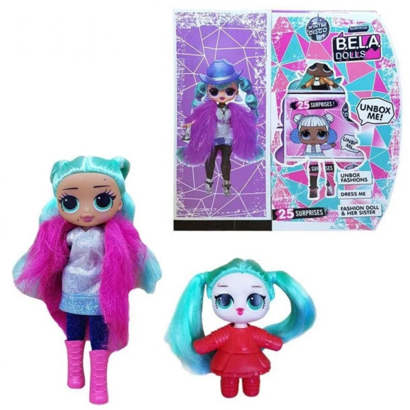 Игровой набор кукла BELA DOLLS BL1175 старшая сестра и младшая